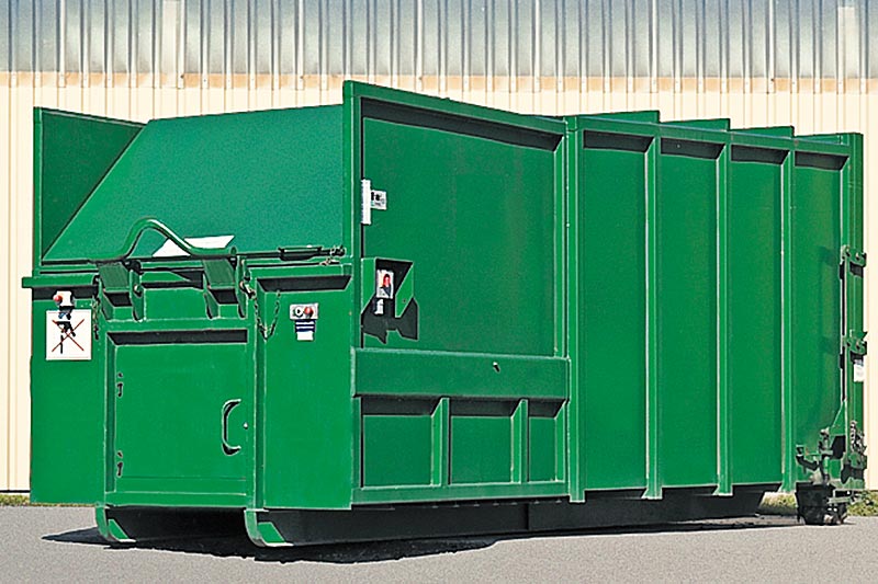 Papier Pappe Presscontainer: Spart Zeit und Geld Altpapier Pappe Presscontainer