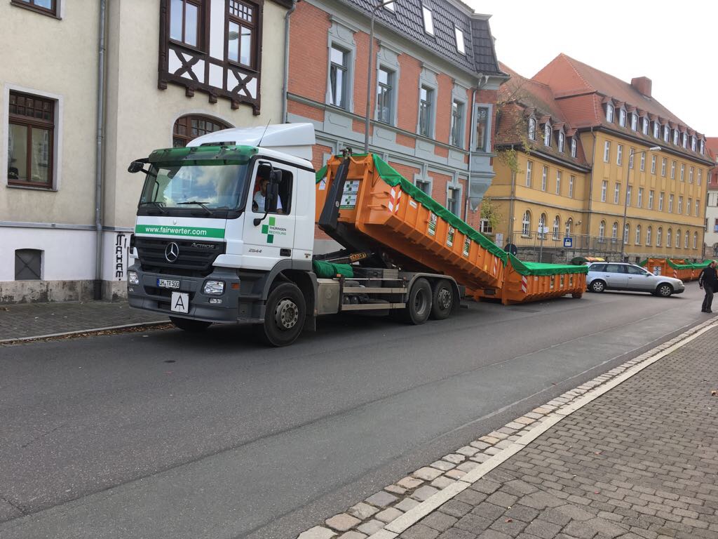 Absetzcontainer als Teil des Sicherheitskonzepts Containerdienst Weimar