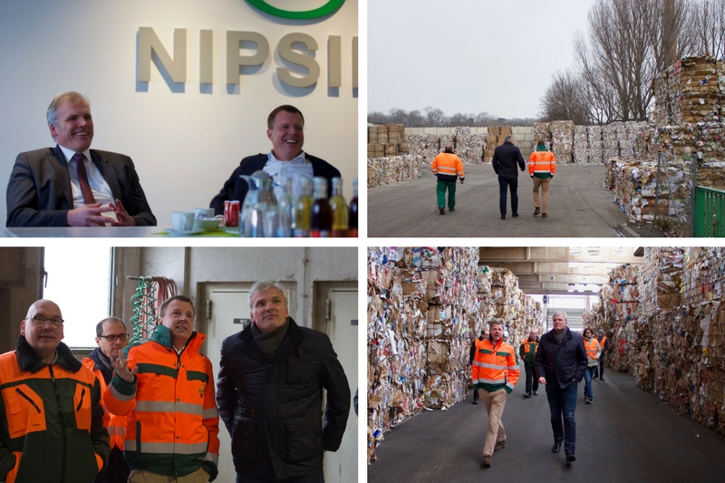 Besichtigung des Betriebsgeländes und unseres Altpapier-Logistikzentrums in Erfurt